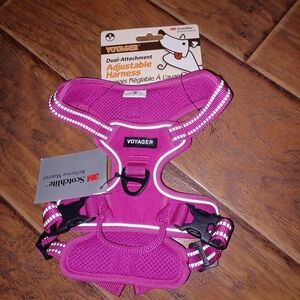 Voyager Pink Adjustable Dog Harness